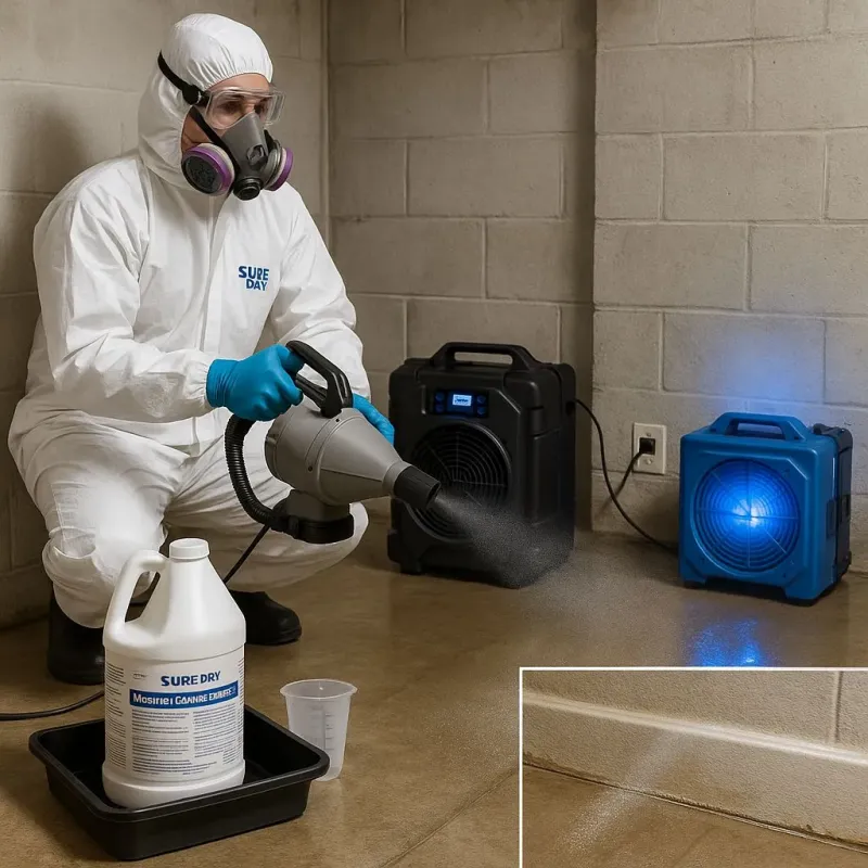 Sanitization and Odor Removal process in Stetson, ME